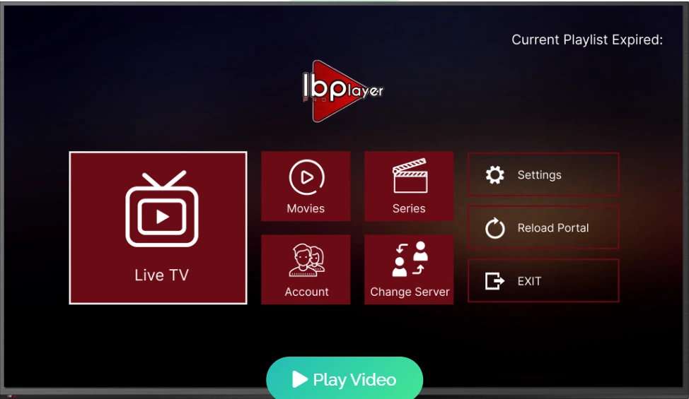 IBO Pro Player Channel Switching Interface on Firestick