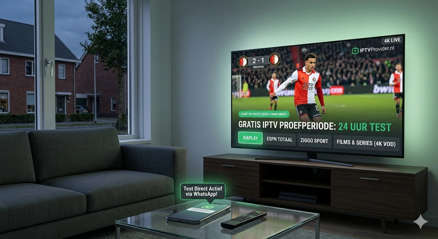 Gratis IPTV proefperiode test op Smart TV