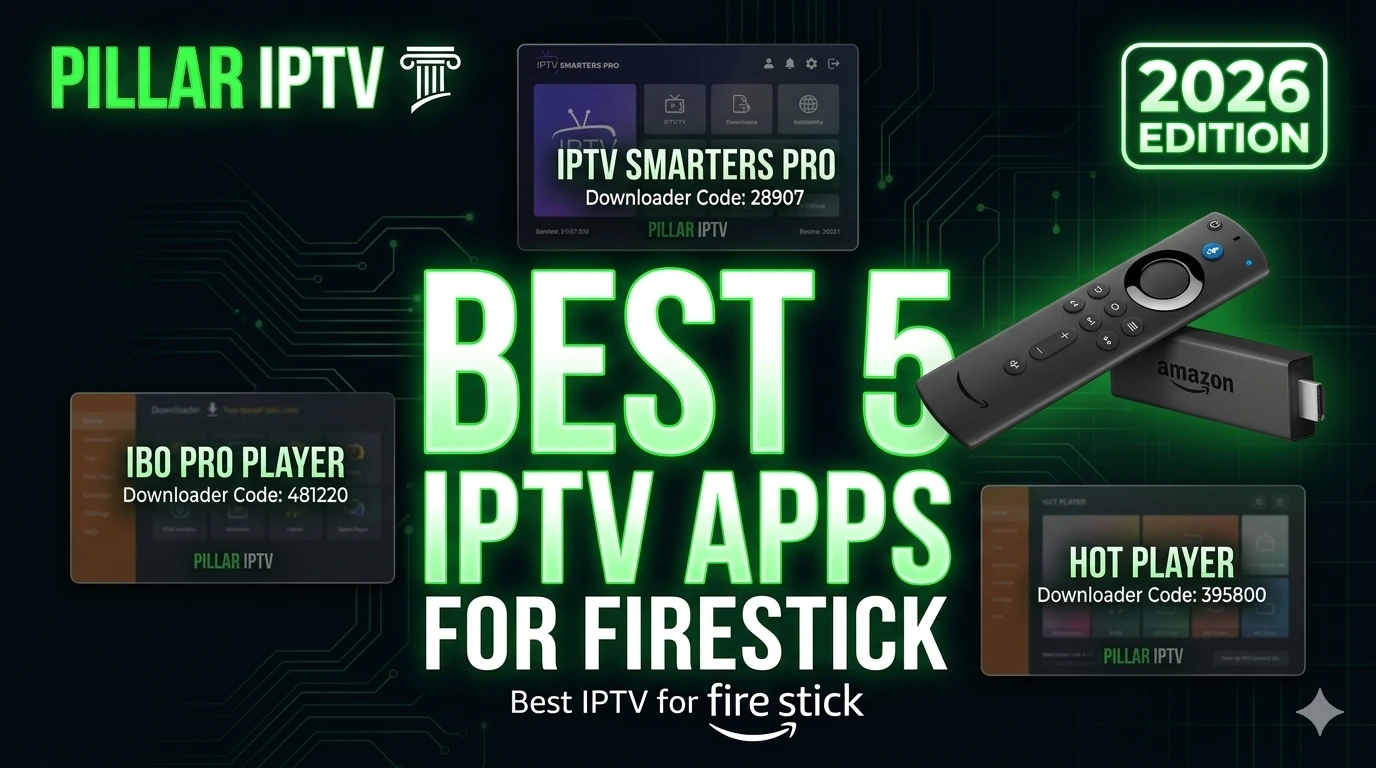 best 5 iptv apps for firetsick 2026