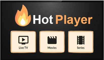 Hot Player Cinematic EPG and Content Wall on Firestick
